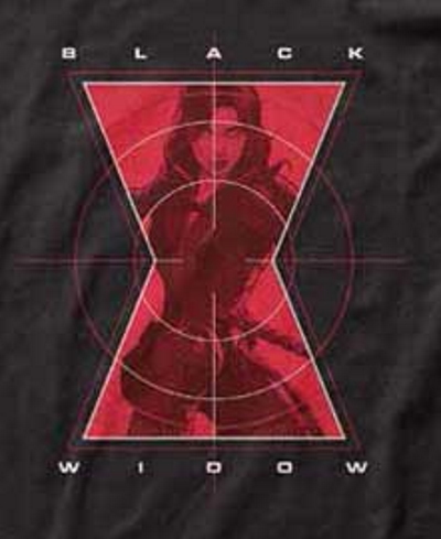 (image for) Crosshairs Black Widow Movie T-Shirt - Click Image to Close